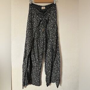 Denim & Supply Ralph Lauren Pants Women Floral Wide Leg Palazzo Wrap Size M